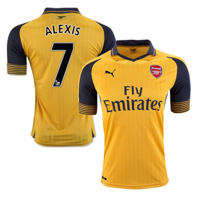 Puma Youth Arsenal Alexis #7 Soccer Jersey (Away 16/17)