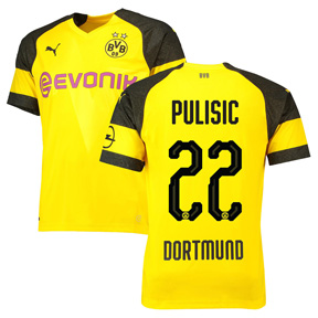 Puma Youth Borussia Dortmund Pulisic #22 Jersey (Home 18/19)