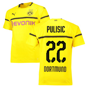 Puma Youth Borussia Dortmund Pulisic #22 UCL Jersey (Home 18/19)