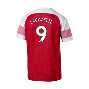 Puma Youth Arsenal Lacazette #9 Soccer Jersey (Home 18/19)
