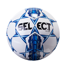 Select Club Soccer Ball (White/Blue/Black)
