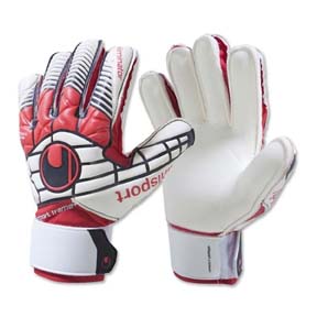 Uhlsport Youth Eliminator Soft SF Soccer Goalie Glove (White/Red)