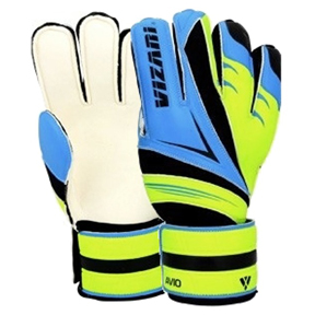 Vizari Avio FRF Soccer Goalie Glove (Green/Blue/White)