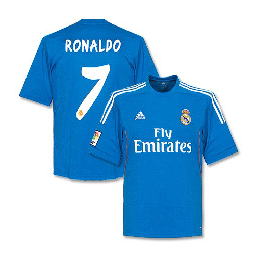 adidas Real Madrid Ronaldo #7 Soccer Jersey (Away 2013/14