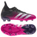 adidas Youth  Predator Freak.3 FG Soccer Cleats (Black/Shock Pink)