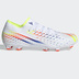 adidas Predator Edge.3 FG Soccer Shoes (White/Yellow/Pop Blue)