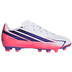 adidas Youth F50 Hyperfast Club FG Shoes (White/Solar/Turbo)