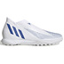 adidas  Predator  Edge.3 Laceless LL Turf Soccer Shoes (White/Blue)