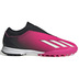 adidas Youth   X Speedportal.3 Laceless Turf Shoes (Pink/Black)