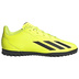 adidas Youth  X Crazyfast Club Turf Soccer Shoes (Yellow/Black)