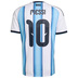 adidas Youth  Argentina Lionel Messi #10 Soccer Jersey (Home 26/27)