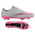 Nike Mercurial Veloce II FG Soccer Shoes (Wolf Grey/Pink)
