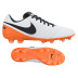 Nike Tiempo Legacy II FG Soccer Shoes (White/Black/Orange)
