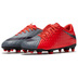 Nike Womens HyperVenom Phade III FG Soccer Shoes (Grey/Orange)