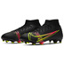 Nike Youth  Mercurial  Superfly 8 Academy FG Shoes (Black/Cyber)