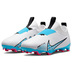 Nike Youth   Zoom Mercurial Vapor 15 Academy FG Shoes (White/Blue/Pink)