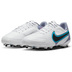 Nike Youth   Tiempo Legend 9 Academy FG Shoes (White/Pink/Blue)