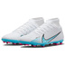 Nike  Mercurial Superfly 9 Club FG Soccer Shoes (White/Pink/Blue)