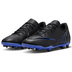 Nike Youth  Mercurial Vapor 15 Club FG Shoes (Black/Chrome/Royal)