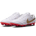 Nike  Tiempo Ligera Pro FG Soccer Shoes (White/Blur/Bright Crimson)