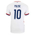 Nike  USA  Mens Pulisic #10 4 Star Soccer Jersey (Home 20/21)