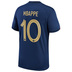Nike Youth  France  Mbappe #10 WC22 Soccer Jersey (Home 22/24)