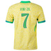 Nike  Brazil Vini Jr. #7 Soccer Jersey (Home 2024)
