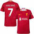 Nike  Liverpool   Diaz #7 Soccer Jersey (Home 24/25)