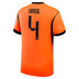 Nike Youth  Holland Virgil #4 Soccer Jersey (Home 26/28)