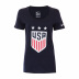 Nike Womens  USA USWNT 3-Star Crest Soccer Tee (Obsidian)