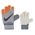 Nike Youth GK Match Soccer Goalie Glove (Wolf Grey/Orange)