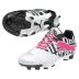 Puma Youth Powercat 3 Graphic FG Soccer Shoes (White/Pink)