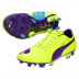 Puma evoPower 1 FG Soccer Shoes (Yellow/Purple)