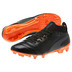 Puma  ONE Lux FG Soccer Shoes (Black/Shocking Orange)
