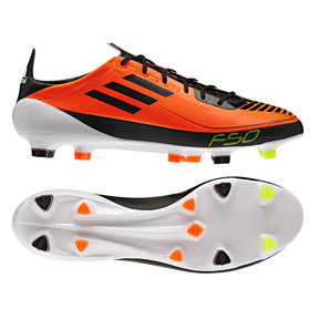 Adidas F50 AdiZero Prime TRX FG Soccer Shoes (Warning/Black/White) @ SoccerEvolution.com Soccer 