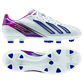 adidas Womens F30 TRX FG Soccer Shoes (White/Ink/Pink)