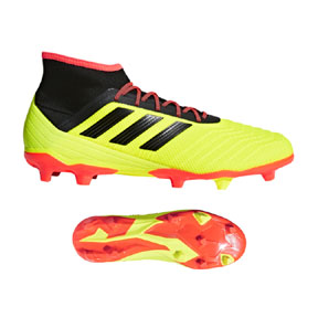 adidas Predator 18.2 FG Soccer Shoes (Solar Yellow)