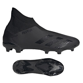 adidas Predator 20.3 Laceless LL FG Soccer Shoes (Core Black/Grey ...