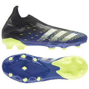 adidas Predator Freak.3 LL Laceless FG Soccer Shoes (Black/Yellow)