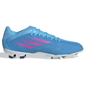 adidas  X  Speedflow.3 FG Soccer Shoes (Sky Rush/Pink)