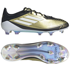 adidas  Messi   F50 Elite FG Soccer Shoes (Gold/White/Black)