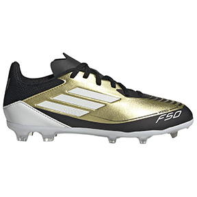 adidas Youth  Messi F50 League FG Shoes (Gold/White/Black)