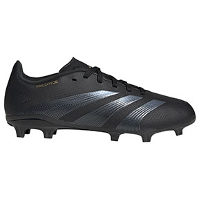 adidas Youth  Predator  24 League FG Soccer Shoes (Black/Gold)