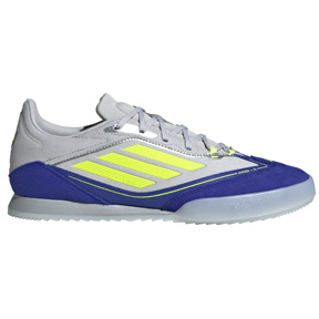 adidas  Messi  F50 Freestyle Indoor Soccer Shoe (Silver/Yellow/Blue)