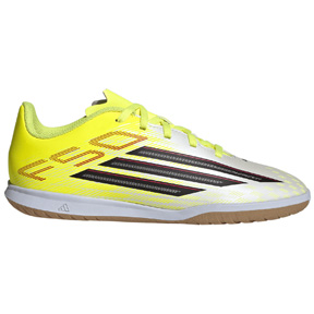 adidas Youth  F50 Club Indoor Soccer Shoes (Solar Yellow/Black/Red)