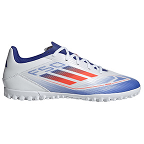 adidas  F50 Club Turf Soccer Shoes (White/Red/Blue)