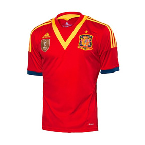 adidas Youth Spain Soccer Jersey (Home 13/14)