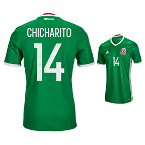 adidas Mexico Chicharito #14 Soccer Jersey (Home 16/17)