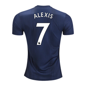 adidas Youth Manchester United Alexis #7 Jersey (Alternate 18/19)