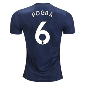 adidas Youth Manchester United Pogba #6 Jersey (Alternate 18/19)